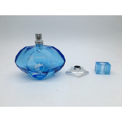 Blue Luxury Perfume Glass Bottle 90ml