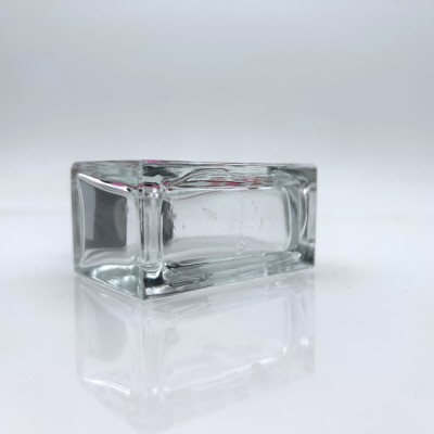 Rectangular Silk Screen Custom logo Glass Perfume Bottle 30ml