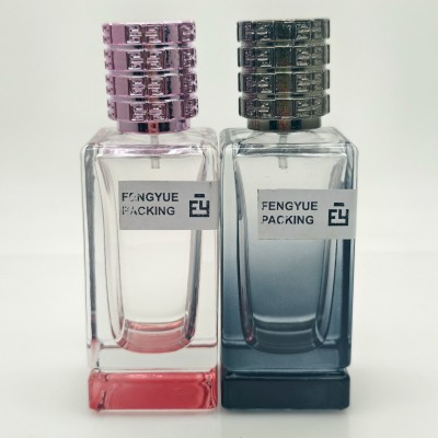 50ml square Custom Perfume Glass Bottle