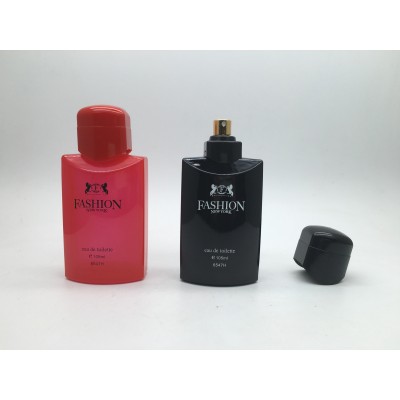 100 مل زجاجات العطور المربع العطور العلامة التجارية