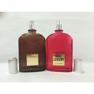 100 ml Luxury Colored Perfume Bottle with Pump Sprayer