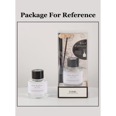 50ML 100ml 150ml Clear Glass Essential Oil Reed Diffuser Bottles Wholesale Round Shape