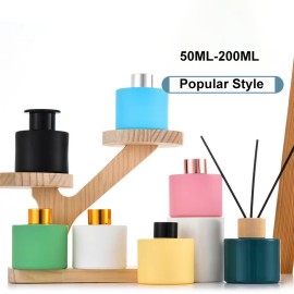 Wholesale Rattan Reed Sticks Home Fragrance Diffuser Empty Reed Diffuser Glass Bottle