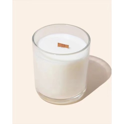 Stock 8OZ 12OZ 16OZ Transparent Christmas Decoration Empty Hunter Wine Smoking Amber Clear Candle Vessels for Easter Candle