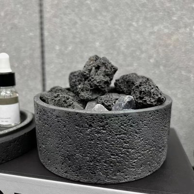 1OZ Candle Container Colorful Concrete Candle Jar With Lids  Luxury Cement Jars for Candle Making