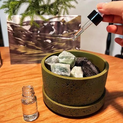1OZ Candle Container Colorful Concrete Candle Jar With Lids  Luxury Cement Jars for Candle Making