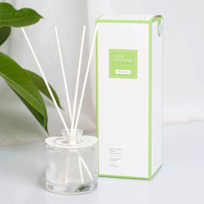Aroma Aromatherapy Bottle Clear Perfume Empty 100ml 150ML 200ML Luxury Reed Diffuser Glass Bottle With Box