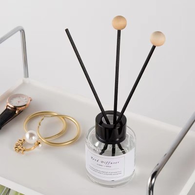 50ML 100ml 150ml Clear Glass Essential Oil Reed Diffuser Bottles Wholesale Round Shape