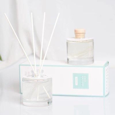 Aroma Aromatherapy Bottle Clear Perfume Empty 100ml 150ML 200ML Luxury Reed Diffuser Glass Bottle With Box