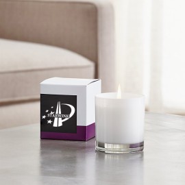 Luxury Aroma Soy Wax Clear Scented Candle Glass Holder Candle Jar With Custom Packaging Gift Set