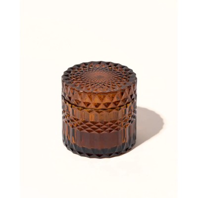 Candle Jar Luxury Crystal Glass Modern With Glass Lid