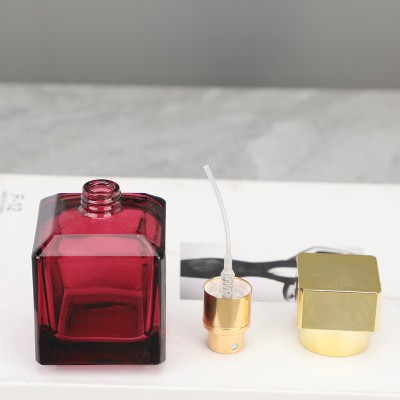 Perfume Bottling Empty Bottle Sample Spray 50ml High-grade Glass Portable Travel Exquisite