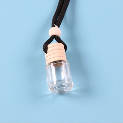 Empty Air Freshener Refillable Glass Reed Diffuser Bottle Scent Oil Aroma Hanging Pendant Car Perfume