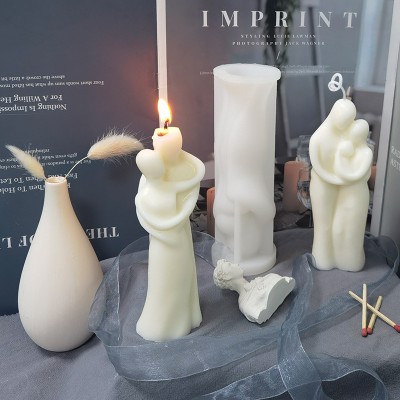 Portrait Scented Candle Silicone Mold DIY Lover Human Body Manual Soap Plaster Decoration Candle Mold