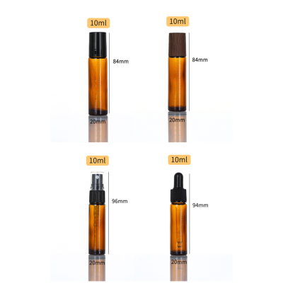 Tape Scale 10ml clear Perfume Roll-on Glass Bottles Skin Care Essence Oil Roll on Bottles