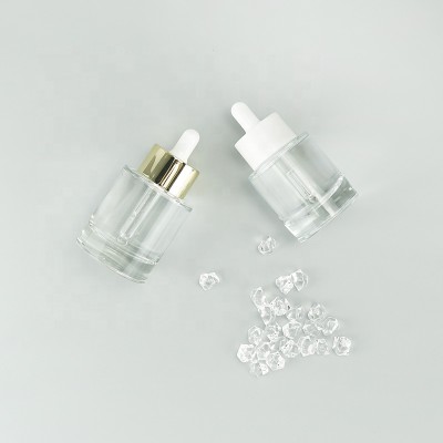 Whole Sale 20ml 30 50 100 Custom Color Blue Matte Glass Dropper Thick Bottom Bottles