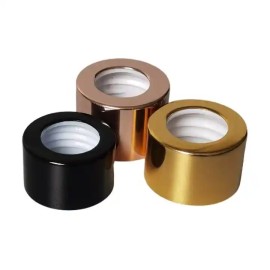 24/410 28mm Aluminum Reed Diffuser Cover Screw Cap Aromatherapy Bottle