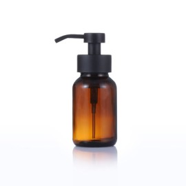 8oz 250ml Essence Oil Bottles Empty Refillable Amber Glass Foaming Hand Soap Dispenser Bottle Foam Cleanser
