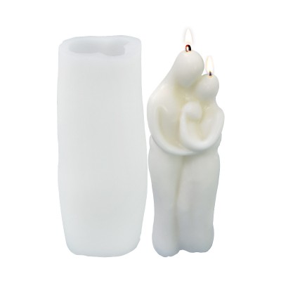 Portrait Scented Candle Silicone Mold DIY Lover Human Body Manual Soap Plaster Decoration Candle Mold