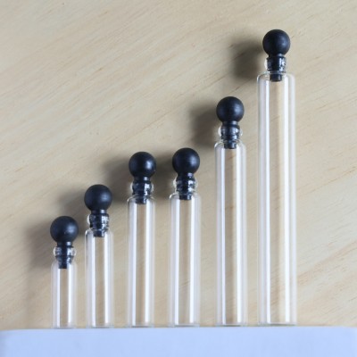 Wholesale 1ml Amber Sample Tester Vials Refillable Perfume Fragrance Glass Bottle