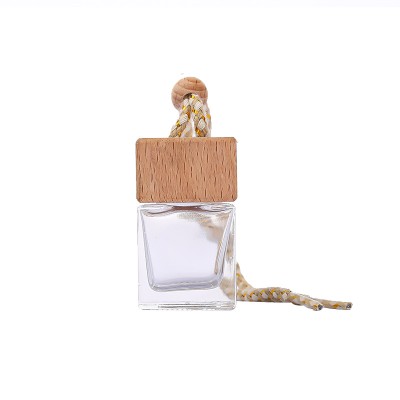Empty Air Freshener Refillable Glass Reed Diffuser Bottle Scent Oil Aroma Hanging Pendant Car Perfume