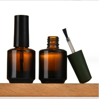 2ml 3ml 4ml 5ml 6ml 7ml 8ml 10ml 12ml 15ml Transparent Glass Nail Polish Bottles with Brush Cap in Stock