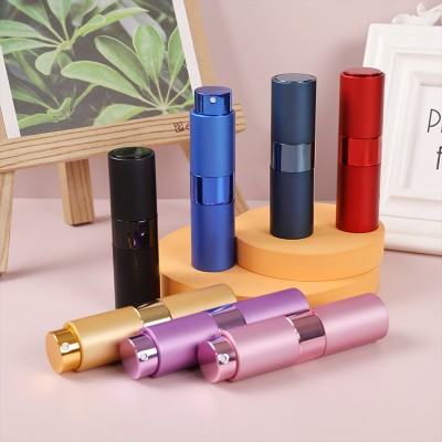 Customized Processing of 15ml Rotating Perfume Bottles, Telescopic Atomizing Spray , and Cosmetic Hydrating Porti