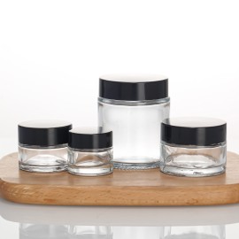 Wholesale Frosted Skincare Cosmetic Packaging 20g Glass Cream Jar