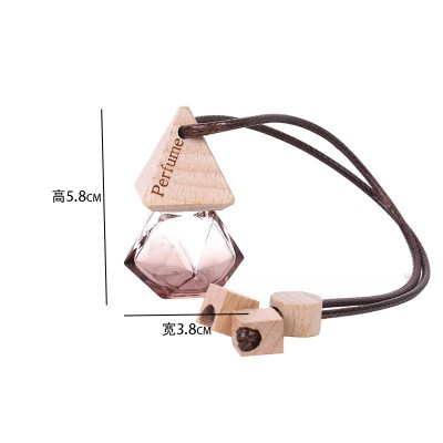 5ml 8ml 10ml 12ml 15ml 17ml Diffuser Car air Freshener Hanging Perfume Bottle Glass Aromatherapy Fragrance Essential Oil Pendant