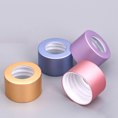 28mm Matte Electrochemical Aluminum Fragrance Cap Diffuser Anodized Lid