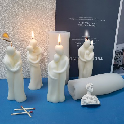 Portrait Scented Candle Silicone Mold DIY Lover Human Body Manual Soap Plaster Decoration Candle Mold