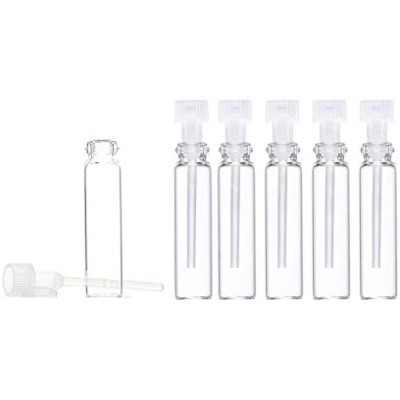 Wholesale 1ml Amber Sample Tester Vials Refillable Perfume Fragrance Glass Bottle