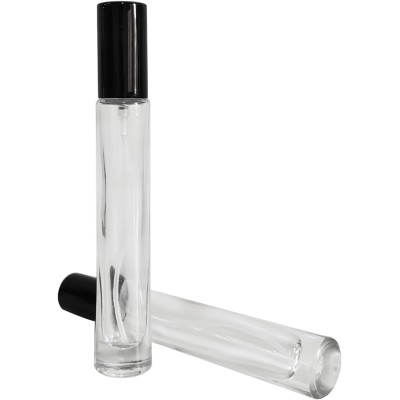 3ml 5ml 10ml 20ml 30ml Square Glass Bottle With Roller Empty Perfume Essential Oils Roll on Bottle With Shiny Gold Cap