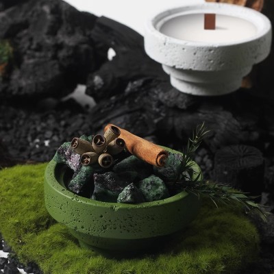 New Nordic Style Home Decoration Crafts Candle Holder Container Cement Aromatherapy Cup Utensils