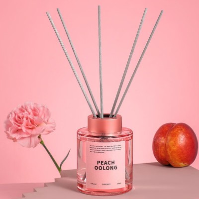 150ml Explosive Zuma Long Aroma Bottle Glass Empty Round Household Large Mouth Fire-Free Rattan Volatile Perfume
