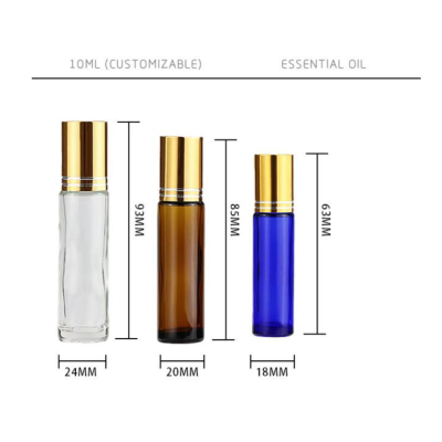 Best Hot Custom Glass Roll on Bottle Is Used in Perfume Roller Bottle or Roll on Lip Oil Bottle