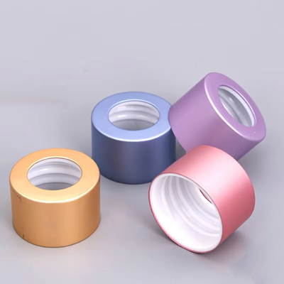 28mm Matte Electrochemical Aluminum Fragrance Cap Diffuser Anodized Lid