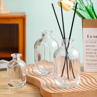 Retro Thickened Cut Glass Aromatherapy Bottle, Cassette , Non-flammable Essential Oil , Empty , Home And