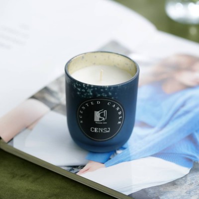 Wholesale Luxury Private Label Scented Candle Jars Vanilla Soy Wax Candle for Home Scents
