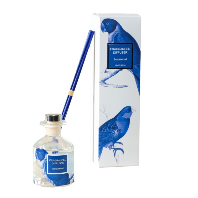Guofeng Blue and White Porcelain Non-fire Aromatherapy Indoor Essential Oil Wooden Aroma Home High-grade Sense Volatile f