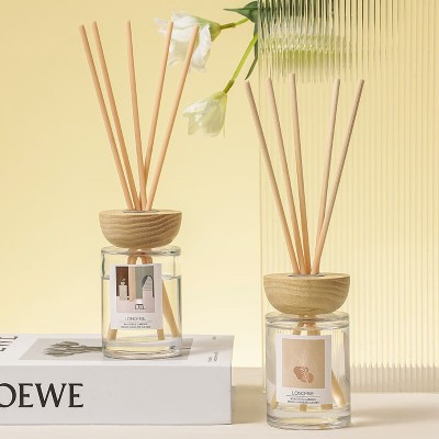 Fire Free Aromatherapy Empty Bottle Volatile Stick Toilet Water Separate Household Glass Custom