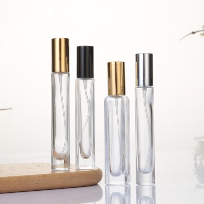 3ml Bottle 2ml 5ml 8ml 10ml Clear Tube Empty Vial Perfume Spray Mini Tester Glass Bottles With Golden Lids