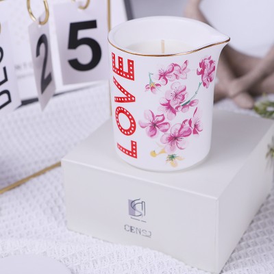 Wholesale Scented Candles for Indoor Use, Home Incense Ornaments, LOVE Romantic Mood, Soy Wax, Smokeless