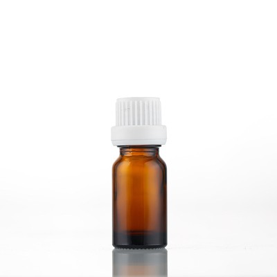 5ml 10ml 15ml 30ml 50ml 100ml Clear Blue Green Amber Glass Essential Oil Bottle With Tamper Evident Cap and Orifice Reducer