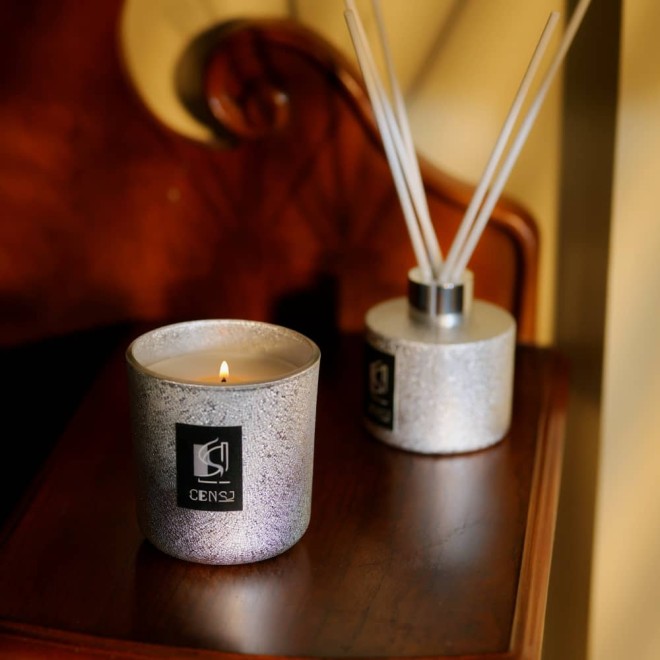 Wholesale Aromatic Private Label Wedding Christmas Candle Luxury Soy Wax Home Scented Candles Set with Diffuser