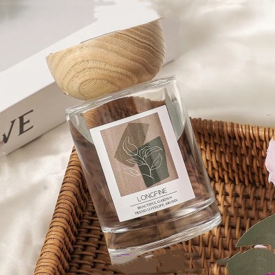 Fire Free Aromatherapy Empty Bottle Volatile Stick Toilet Water Separate Household Glass Custom