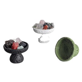 New Nordic Style Home Decorative Crafts Candle Holder Non-fire Expanding Incense Stone Container Cement Aromatherapy Cup