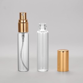 3ml 5ml 10ml 20ml 30ml Square Glass Bottle With Roller Empty Perfume Essential Oils Roll on Bottle With Shiny Gold Cap