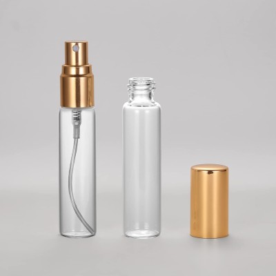 3ml 5ml 10ml 20ml 30ml Square Glass Bottle With Roller Empty Perfume Essential Oils Roll on Bottle With Shiny Gold Cap
