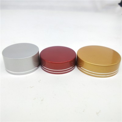 70-400 Gold Lids Cosmetic Metal Aluminum Plastic Cream Screw Top Jar Cap Lid